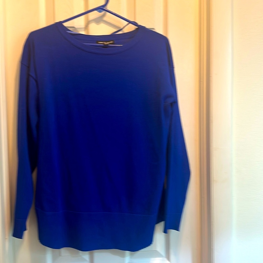 Royal blue sweater
